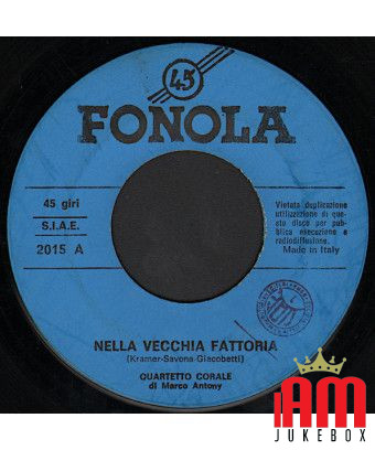 Nella vecchia fattoria [Carmen Marchese,...] - Vinyl 7", 45 RPM [product.brand] 1 - Shop I'm Jukebox 