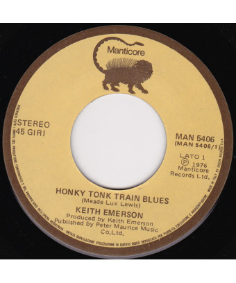 Honky Tonk Train Blues [Keith Emerson] - Vinyle 7", 45 tours, single [product.brand] 1 - Shop I'm Jukebox 
