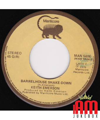 Honky Tonk Train Blues [Keith Emerson] - Vinyle 7", 45 tours, single