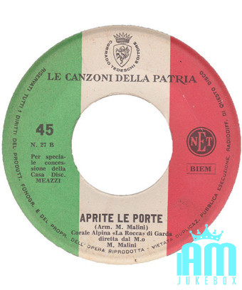 Dove Sei Stato Mio Bell'Alpino [La Rocca (8)] - Vinyle 7", 45 tours [product.brand] 1 - Shop I'm Jukebox 
