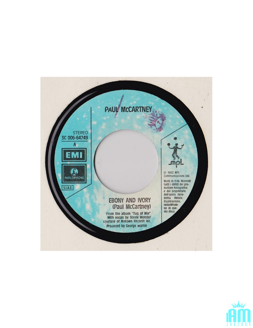 Ebony And Ivory [Paul McCartney] – Vinyl 7", 45 RPM [product.brand] 1 - Shop I'm Jukebox 