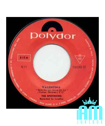 Havah Nagila Valentina [The Spotnicks] - Vinyl 7", 45 tours, Single [product.brand] 1 - Shop I'm Jukebox 
