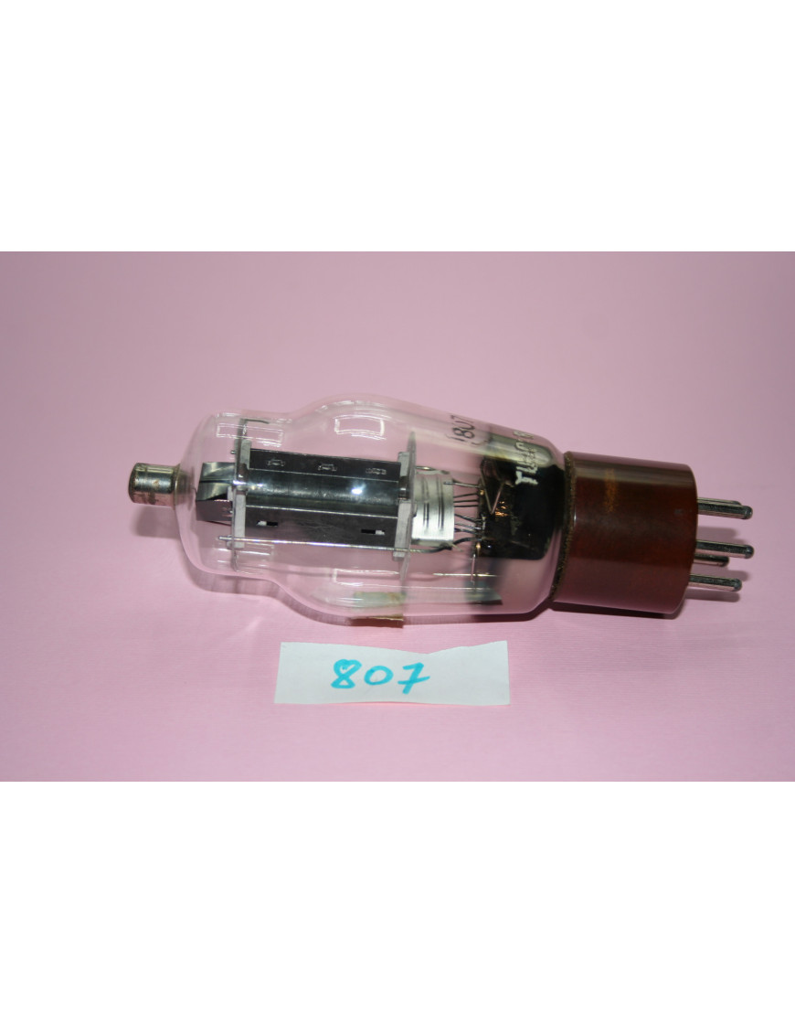 807 Tube - Tetrode Amplifier Tube Ge, National, Westinghouse Valves [product.brand] Condition: Used [product.supplier] 1 Valvola