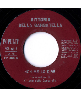 Der Vogel der Dame [Vittorio Della Garbatella] – Vinyl 7", 45 RPM [product.brand] 1 - Shop I'm Jukebox 