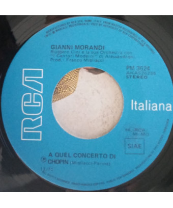 Bonne nuit Elisa au concert de Chopin [Gianni Morandi] - Vinyle 7", 45 tours, stéréo [product.brand] 1 - Shop I'm Jukebox 