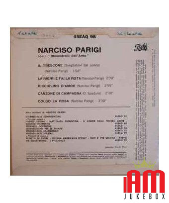 Folklore Italiano [Narciso Parigi] - Vinyl 7", 45 RPM, EP [product.brand] 1 - Shop I'm Jukebox 