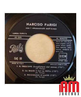 Italienische Folklore [Narciso Parigi] – Vinyl 7", 45 RPM, EP [product.brand] 1 - Shop I'm Jukebox 