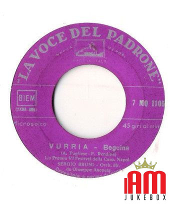 Suonno A Marechiare [Sergio Bruni] – Vinyl 7", 45 RPM [product.brand] 1 - Shop I'm Jukebox 