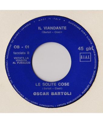 Oscar Bartoli [Oscar Bartoli] – Vinyl 7", 45 RPM, EP, Promo [product.brand] 1 - Shop I'm Jukebox 