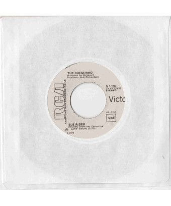 Partager The Land Bus Rider [The Guess Who] - Vinyl 7", 45 RPM, Promo, Stéréo [product.brand] 1 - Shop I'm Jukebox 