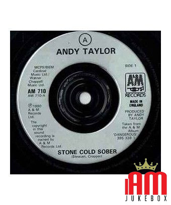 Stone Cold Sober [Andy Taylor] - Vinyl 7", 45 RPM, Single [product.brand] 1 - Shop I'm Jukebox 