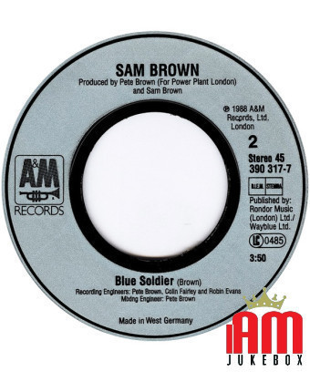 Stop! [Sam Brown] - Vinyl 7", 45 RPM, Single, Stereo [product.brand] 1 - Shop I'm Jukebox 