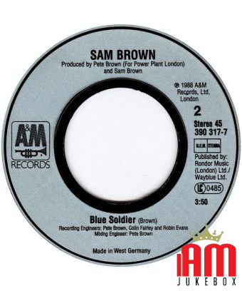 Stop! [Sam Brown] - Vinyl 7", 45 RPM, Single, Stereo [product.brand] 1 - Shop I'm Jukebox 