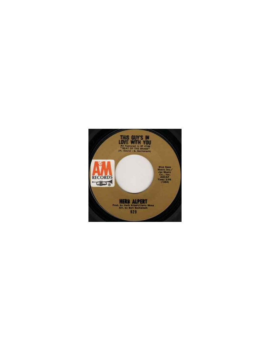 This Guy's In Love With You [Herb Alpert,...] - Vinyl 7", Single, 45 RPM [product.brand] 1 - Shop I'm Jukebox 