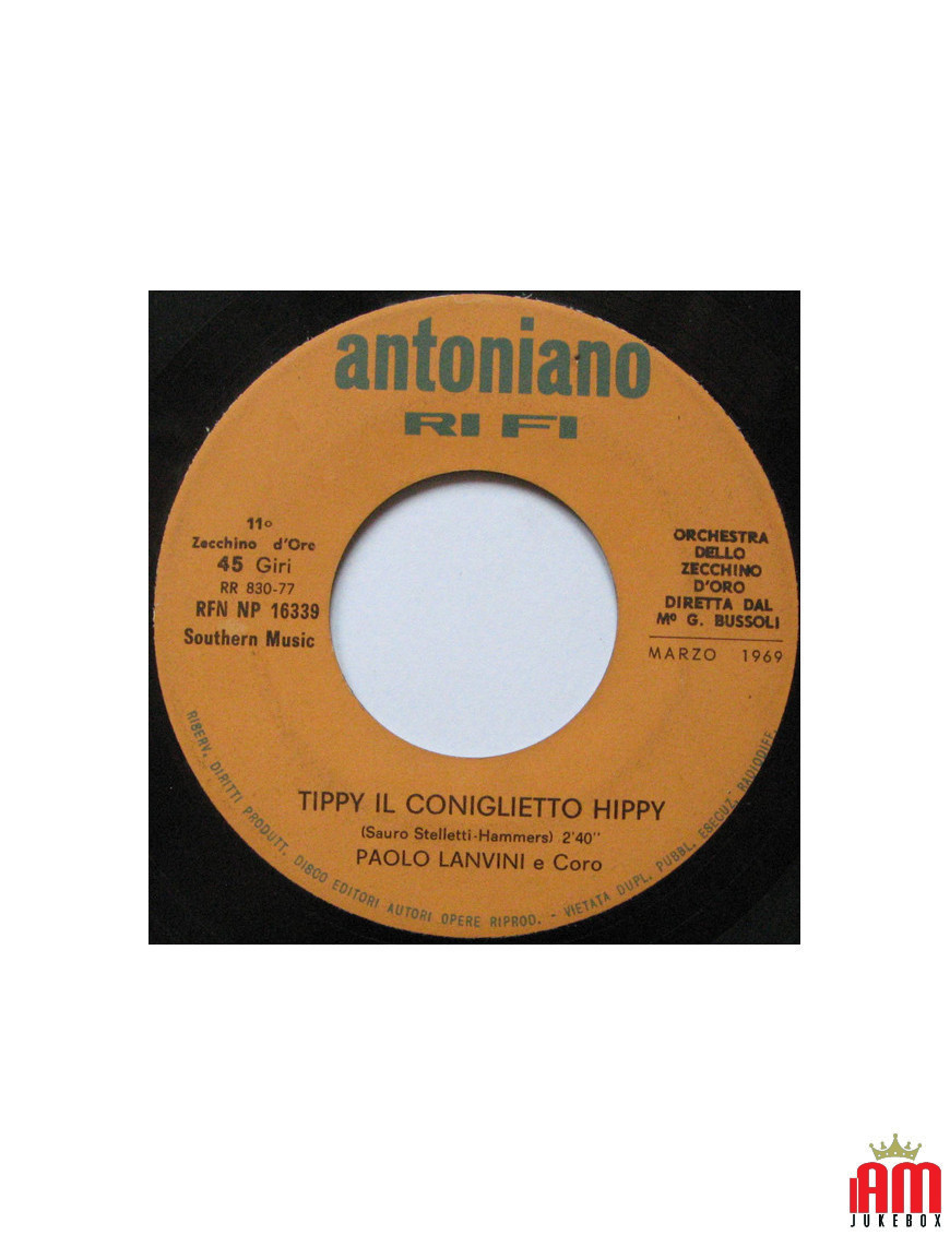 Tippy The Hippy Bunny The Guards Have Mustaches [Paolo Lavini,...] – Vinyl 7", 45 RPM [product.brand] 1 - Shop I'm Jukebox 