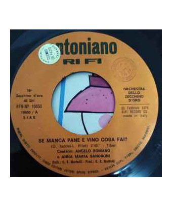 Zecchino D'Oro 76 - Se Manca Pane E Vino Cosa Fai ? [Various] - Vinyl 7"