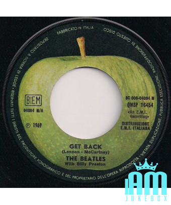 Get Back Don't Let Me Down [The Beatles,...] – Vinyl 7", 45 RPM, Single [product.brand] 1 - Shop I'm Jukebox 