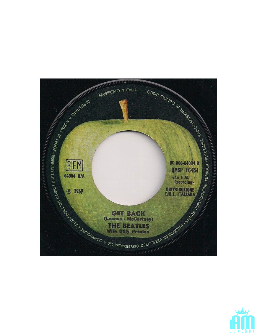 Get Back Don't Let Me Down [The Beatles,...] - Vinyle 7", 45 tours, Single [product.brand] 1 - Shop I'm Jukebox 