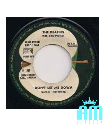 Get Back Don't Let Me Down [The Beatles,...] - Vinyle 7", 45 tours, Single [product.brand] 1 - Shop I'm Jukebox 