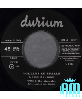 Ich habe dich erfunden [Wess & The Airedales] – Vinyl 7", 45 RPM [product.brand] 1 - Shop I'm Jukebox 