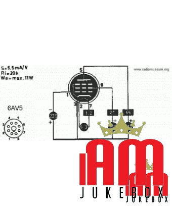 copy of VALVOLA 6AX4 GT RECTIFIER FIVRE TUBE VALVE