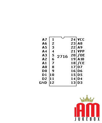 copy of AM2732 eeprom [product.brand] Condition: Used [product.supplier] 1 Eeprom MK 2716 MK2716J-8 MOSTEK LOGIC CHIP MK2716 Mix