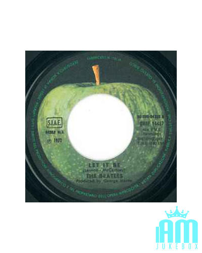 Let It Be [The Beatles] - Vinyle 7", 45 tours, single, erreur d'impression [product.brand] 1 - Shop I'm Jukebox 