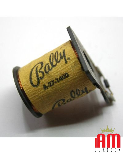 Bobina flipper Bally A27-1400 Solinoidi Bally Condizione: NOS [product.supplier] 1 Bobina flipper Bally A27-1400 Bobina flipper 