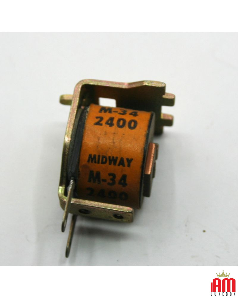 Midway M-34 2400 (Original) Solinoidi Midway Condizione: NOS [product.supplier] 1 Midway M-34 2400 (Original) Midway M-34 2400 M