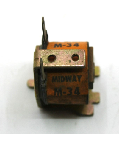 Midway M-34 2400 (Original) Solinoidi Midway Condizione: NOS [product.supplier] 1 Midway M-34 2400 (Original) Midway M-34 2400 M