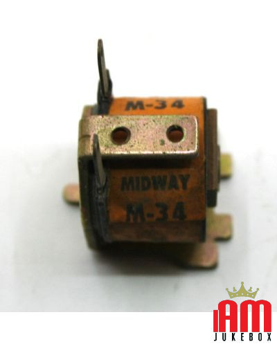 Midway M-34 2400 (Original) Solinoide Midway Zustand: NOS [product.supplier] 1 Midway M-34 2400 (Original) Midway M-34 2400 Midw