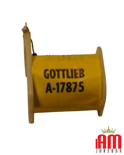 Bobina A 17875 Solinoidi Gottlieb Condizione: NOS [product.supplier] 1 Bobina A 17875 A-17875 Bobina flipper a 3 terminali, dopp