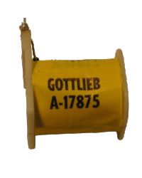 Bobina A 17875 Solinoidi Gottlieb Condizione: NOS [product.supplier] 1 Bobina A 17875 A-17875 Bobina flipper a 3 terminali, dopp