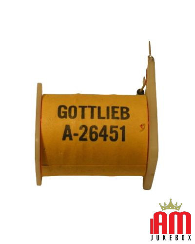 Rolle A-26451 Solinoide Gottlieb Zustand: NOS [product.supplier] 1 Bobina A-26451 GOTTLIEB A 26451 FLIPPERSPULE wessen, Scheiben