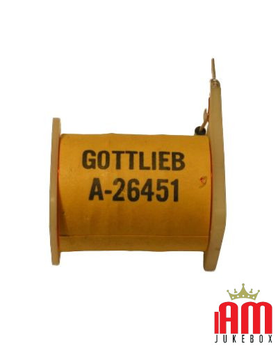 Bobina A-26451 Solinoidi Gottlieb Condizione: NOS [product.supplier] 1 Bobina A-26451 GOTTLIEB A 26451 FLIPPER COIL D355-S1200 D