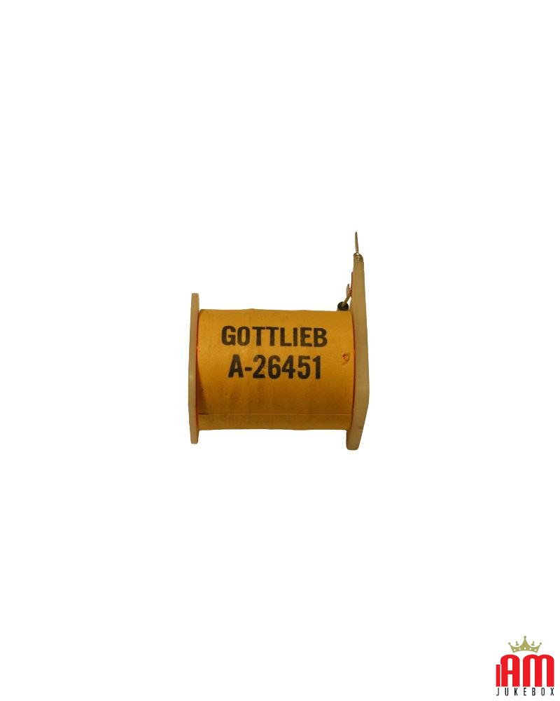 Bobina A-26451 Solinoidi Gottlieb Condizione: NOS [product.supplier] 1 Bobina A-26451 GOTTLIEB A 26451 FLIPPER COIL D355-S1200 D