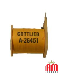 Bobina A-26451 Solinoidi Gottlieb Condizione: NOS [product.supplier] 1 Bobina A-26451 GOTTLIEB A 26451 FLIPPER COIL D355-S1200 D