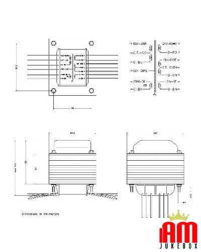 English (English) Wurlitzer 1 Power Transformers 