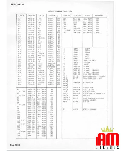 English (English) Wurlitzer 1 Power Transformers 