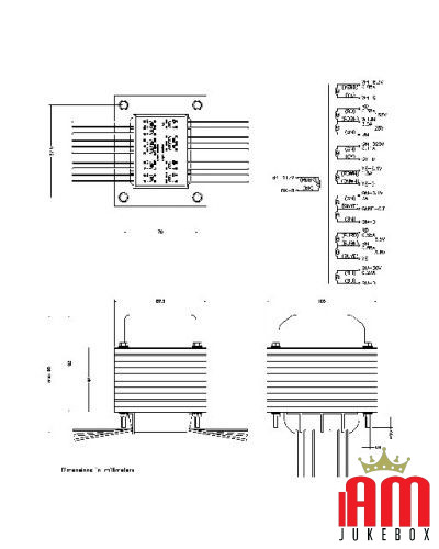 transfatore per Jukebox SEEBURG Q100 TSU-5 Seeburg 1 - Shop I'm Jukebox 