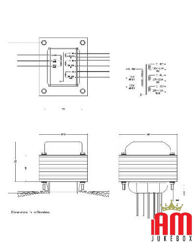 Transfatore per Jukebox SEEBURG TRASF. S106 Seeburg 1 - Shop I'm Jukebox 