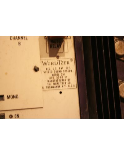 IMPIANTO AUDIO STEREO JUKEBOX WURLITZER MODELLO 551 - W3500,3510,3560 Wurlitzer 1 - Shop I'm Jukebox 