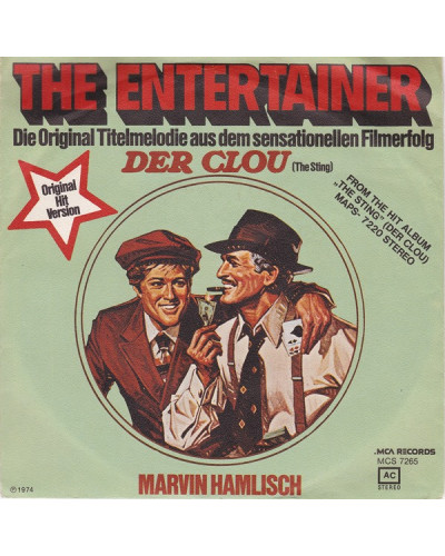 COUVERTURES SANS VINYLE POUR 45° Marvin Hamlisch – The Entertainer