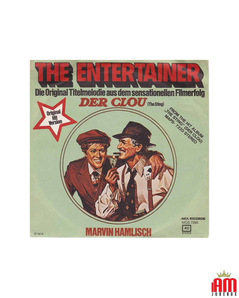 COPERTINE SENZA VINILE PER 45° Marvin Hamlisch – The Entertainer