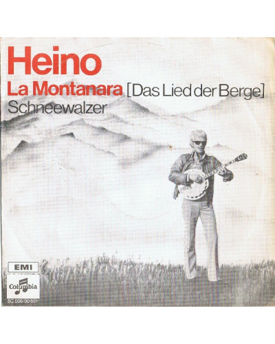 COVER OHNE VINYL 45 RPM Heino – La Montanara [Das Lied Der Berge]