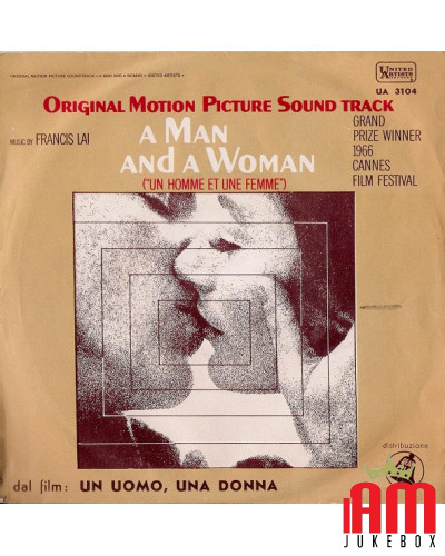 COVER OHNE VINYL 45 RPM Francis Lai – Ein Mann und eine Frau