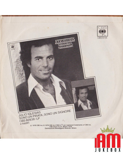 COPERTINA SENZA VINILE 45 GIRI Julio Iglesias – Pensami [product.brand] 1 - Shop I'm Jukebox 