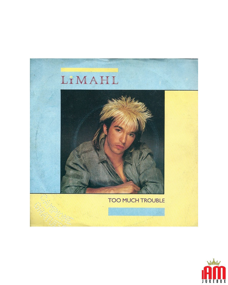 COPERTINA SENZA VINILE 45 GIRI   Limahl – Too Much Trouble