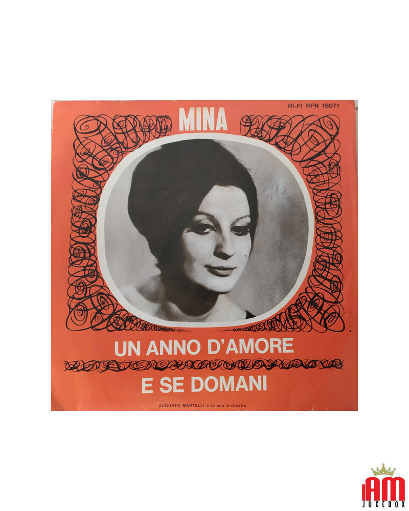 COPERTINA SENZA VINILE 45 GIRI Mina