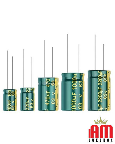 Condensatore elettrolitico in alluminio basso ESR 1 uf 50 V [product.brand] 1 - Shop I'm Jukebox 